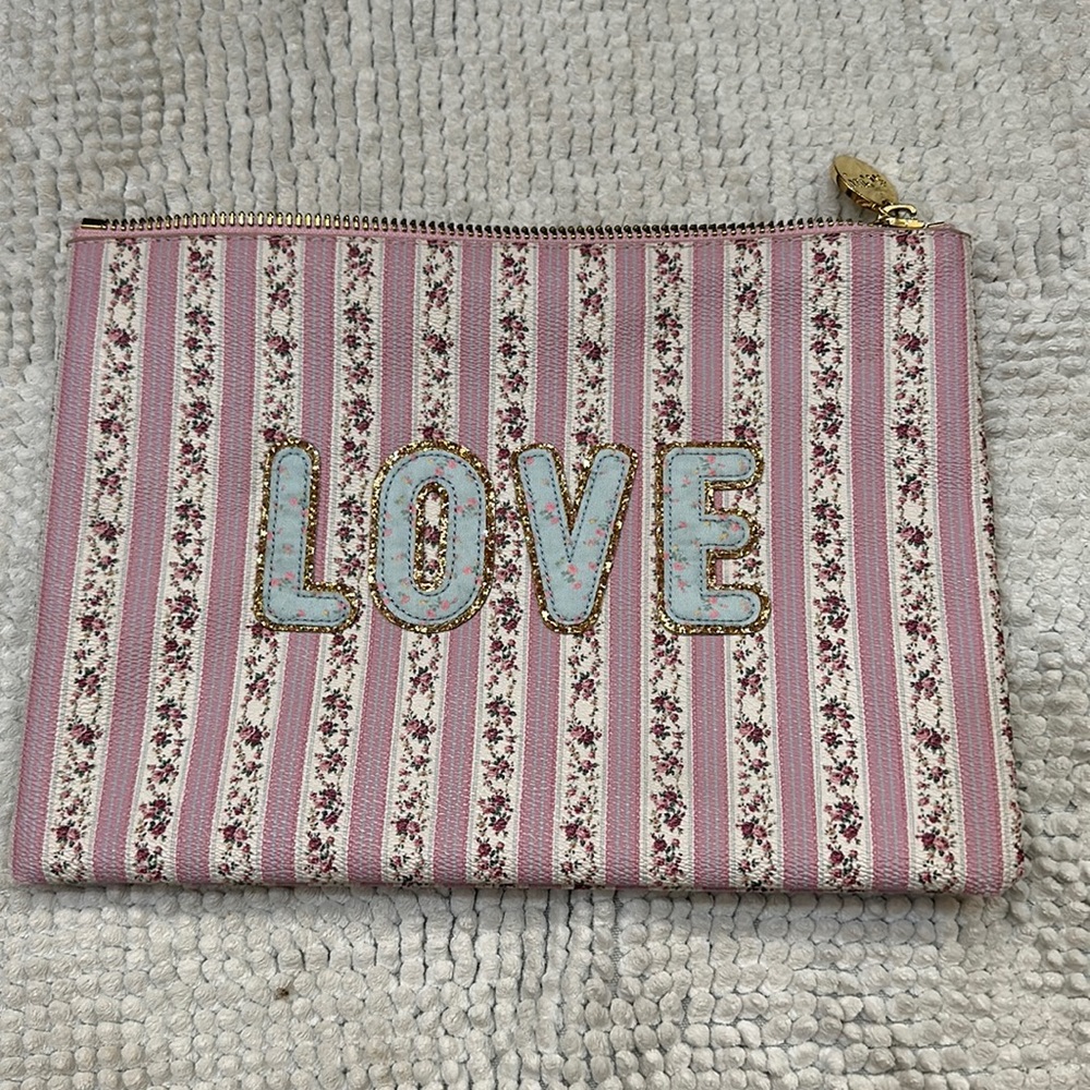 LoveShackFancy X Stony Clover flat pouch